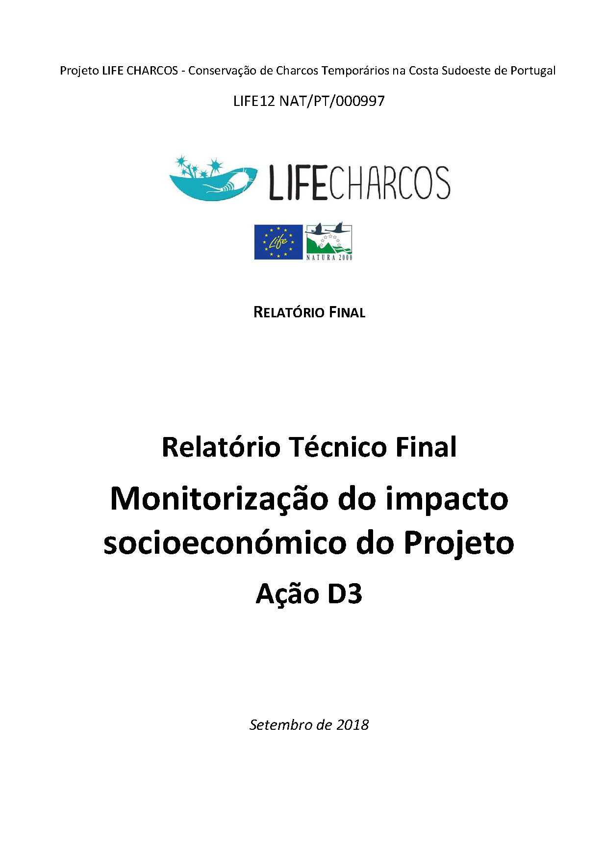 Monitorização do impacto socioeconómico do Projeto